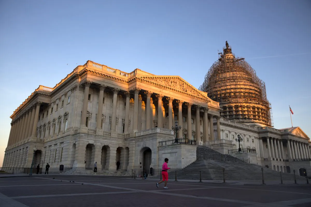 The Capitol at sunrise on Capitol Hill in Washington, D.C., on Oct. 22, 2015. (AP Photo/Jacquelyn Martin)