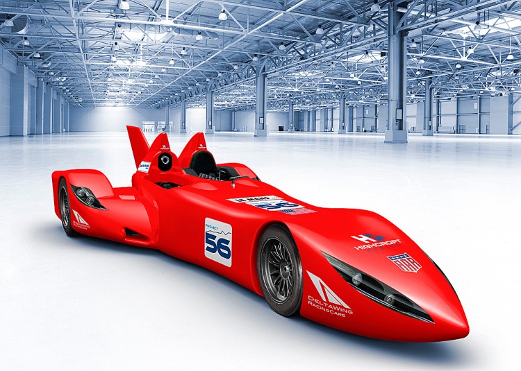 Artist's conception of the sports-car version of the DeltaWing. (Highcroft Racing) Artist's conception of the sports-car version of the DeltaWing. (Highcroft Racing)