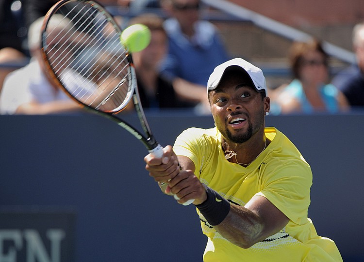 Donald Young returns a shot to Andy Murray during their US open Quarterfinals match. (Stan Honda/AFP/Getty Images) Donald Young returns a shot to Andy Murray during their US open Quarterfinals match. (Stan Honda/AFP/Getty Images)
