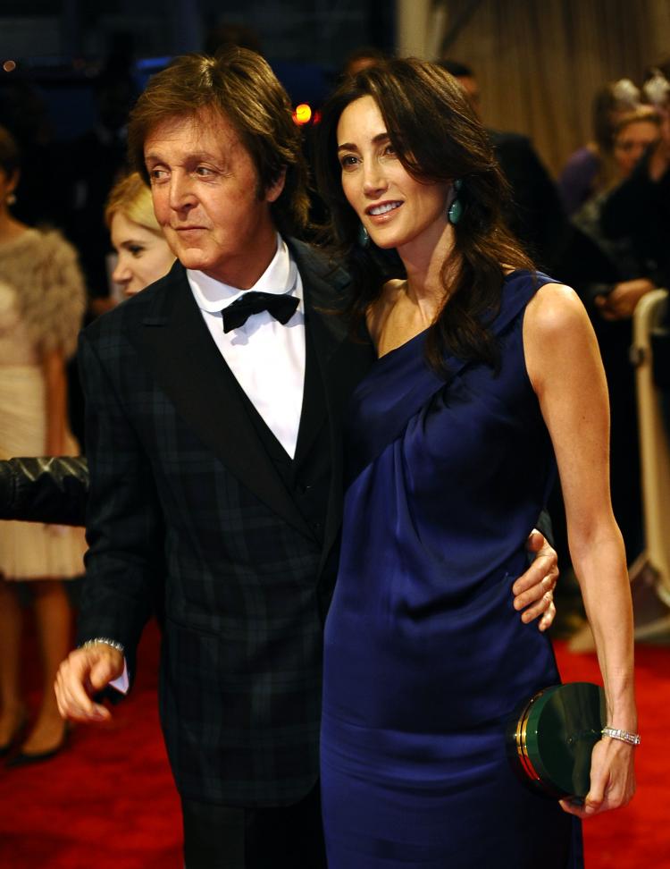Paul McCartney with Fiance Nancy Shevell. (Timothy A. Clary/Getty Images) Paul McCartney with Fiance Nancy Shevell. (Timothy A. Clary/Getty Images)