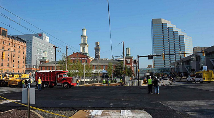Despite setbacks due to Hurricane Irene, workers managed to complete the track just a few hours behind schedule. (Americanlemans.com) Despite setbacks due to Hurricane Irene, workers managed to complete the track just a few hours behind schedule. (Americanlemans.com)