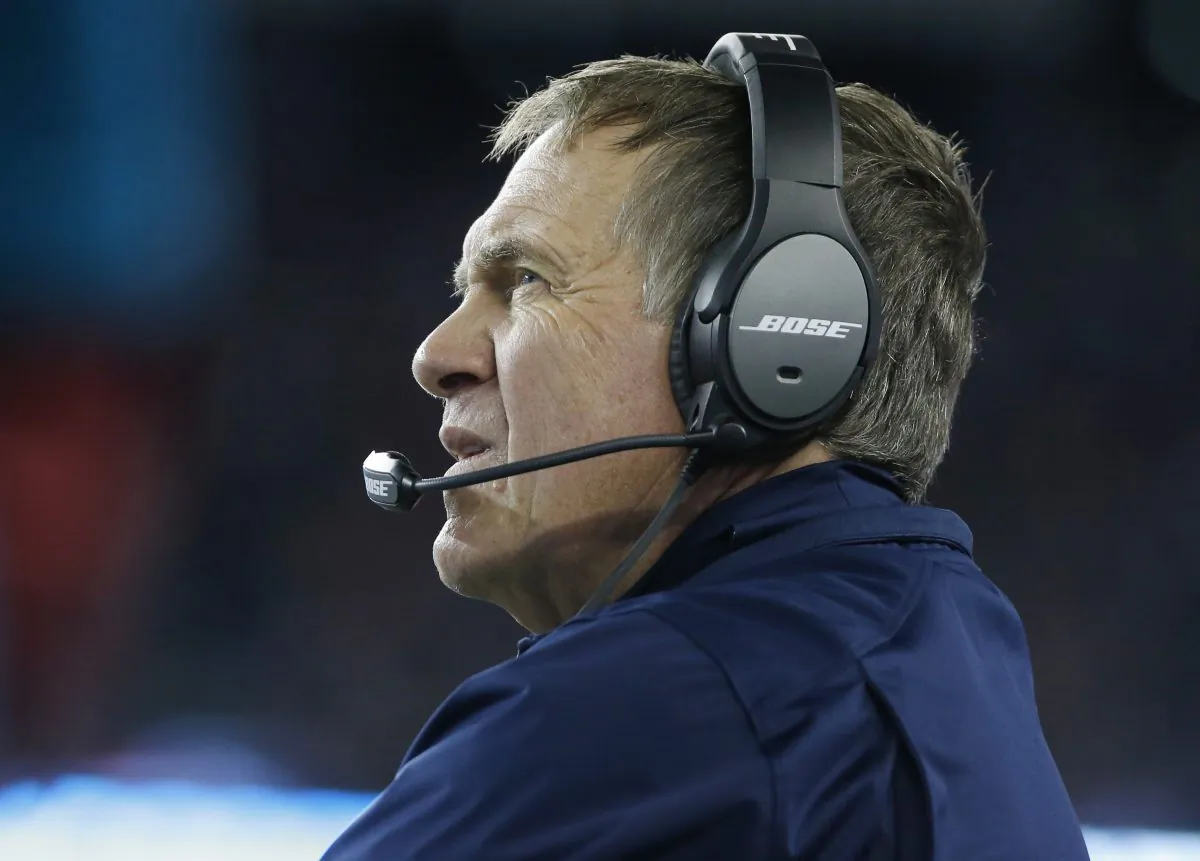 New England head coach Bill Belichick has won four Super Bowls with the Patriots. (AP Photo/Michael Dwyer) 