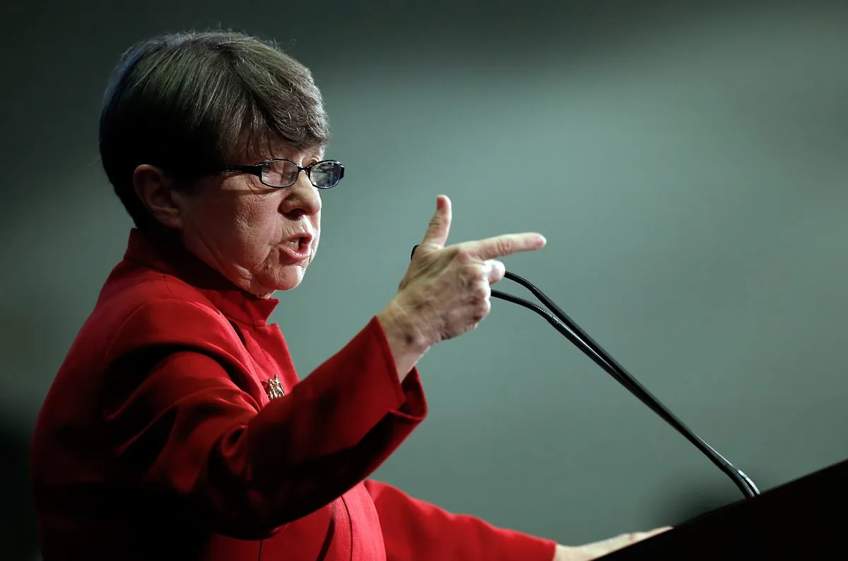 SEC Chairwoman Mary Jo White at The SEC Speaks conference in Washington, DC on  Feb. 21, 2014. (Win McNamee/Getty Images)