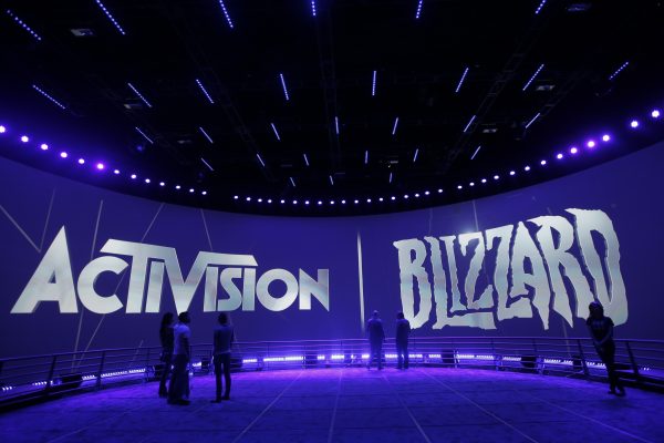 The Activision Blizzard Booth during the Electronic Entertainment Expo in Los Angeles on June 13, 2013. The publisher of the successful "Call of Duty," "Skylanders," "Guitar Hero," and "Warcraft" series announced plans Tuesday, Nov. 3, 3015, to add another popular franchise to its arsenal: "Candy Crush." (AP Photo/Jae C. Hong)