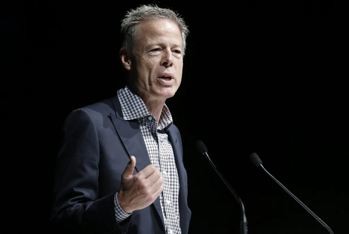 Jeff Bewkes, Chairman and CEO of Time Warner attends the Cannes Lions 2014, 61st International Advertising Festival in Cannes, southern France, Wednesday, June 18, 2014. The Cannes Lions International Advertising Festival is a world meeting place for professionals in the communications Industry. (AP Photo/Lionel Cironneau)