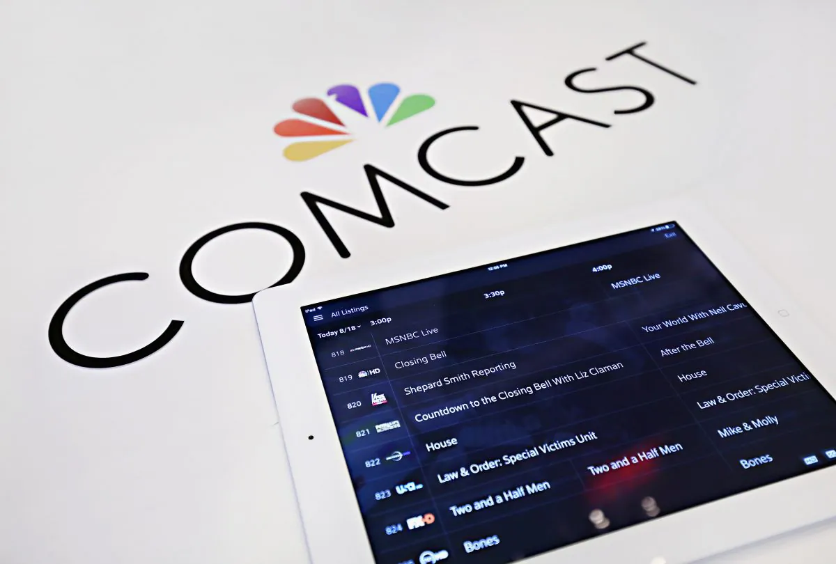 The Comcast offices in Philadelphia, Penn., August 18, 2015. (Cindy Ord/Getty Images for Comcast)