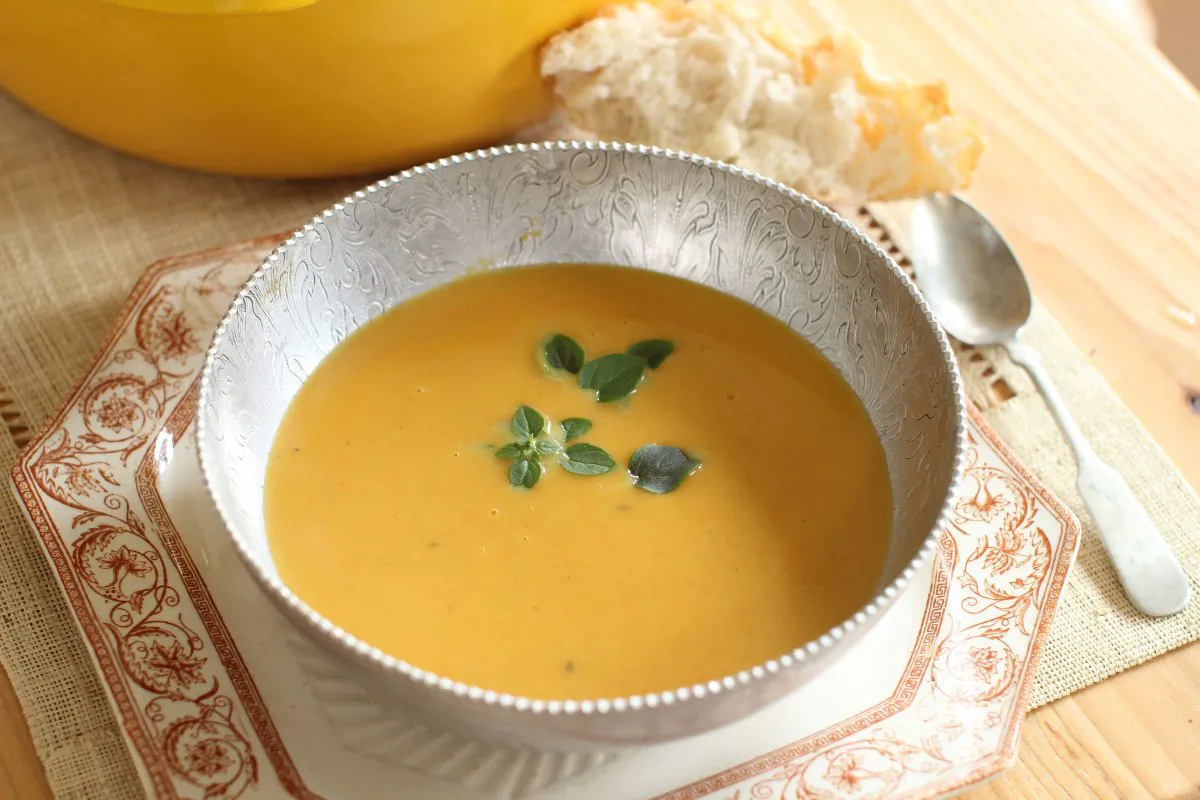 Indian Butternut Squash Carrot Soup (AP Photo/Matthew Mead)