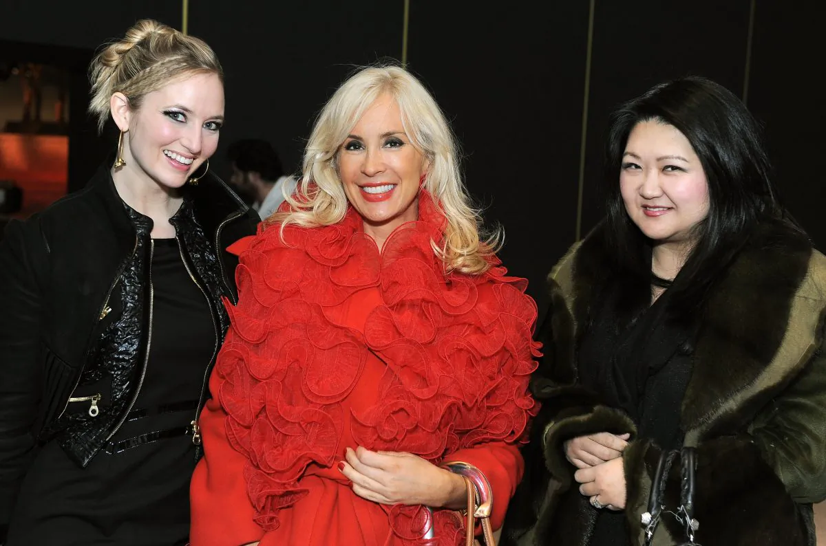 NEW YORK - FEBRUARY 16:  Katrina Szish, Tracy Stern and Susan Chin attend Mercedes-Benz Fashion Week at Bryant Park on February 16, 2010 in New York City.  (Photo by Katy Winn/Getty Images for IMG)