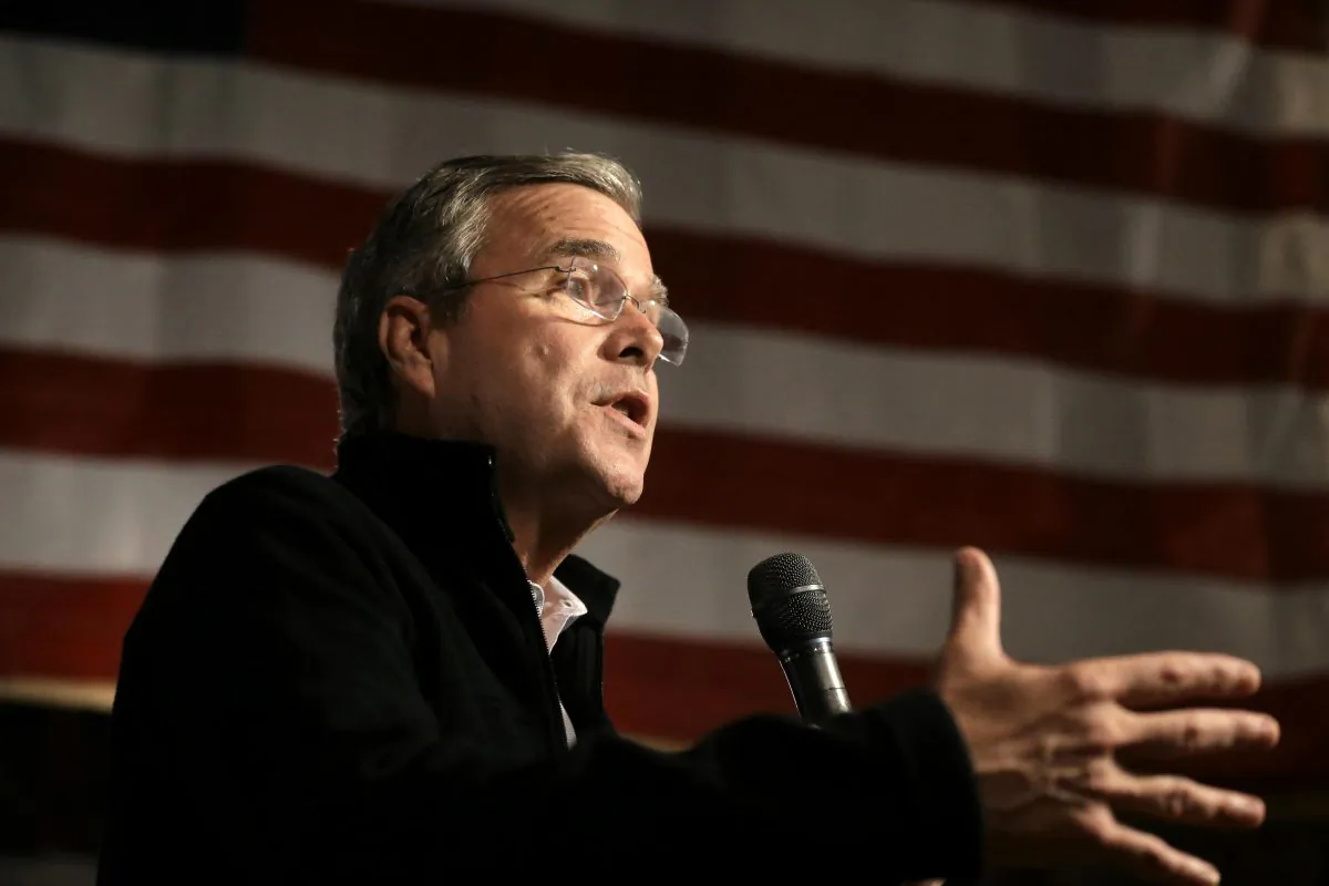 Republican presidential candidate and former Florida Gov. Jeb Bush speaks in Rye, N.H., on Nov. 3, 2015. Bush has a plan for the Republican presidential debate in Wisconsin on Tuesday night: Don’t treat it like a debate. While he acknowledges he’s got to be better on the debate stage, Bush says he’s spending less time rehearsing this time. He sees the prime-time forum as more of a moderated conversation than a real debate. (AP Photo/Steven Senne)