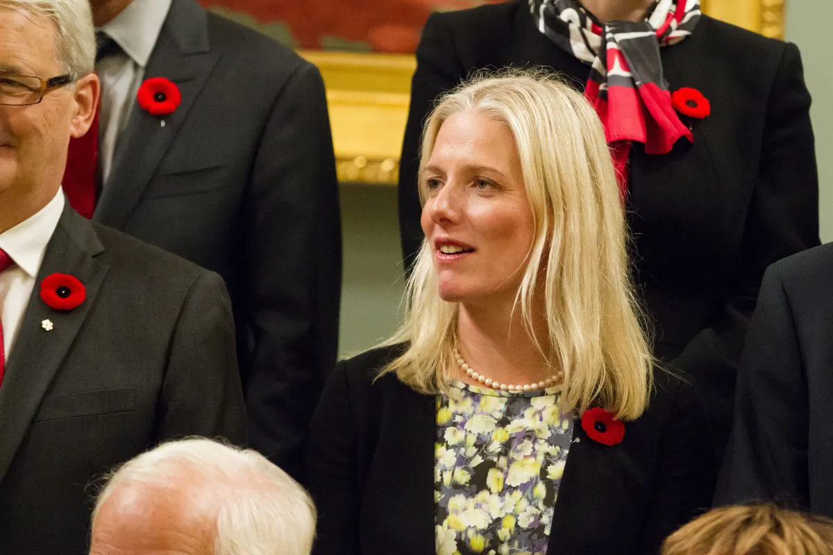 Canada's new Environment Minister Catherine McKenna at Rideau Hall in Ottawa, Ontario, on Nov. 4, 2015. (Geoff Robins/AFP/Getty Images)