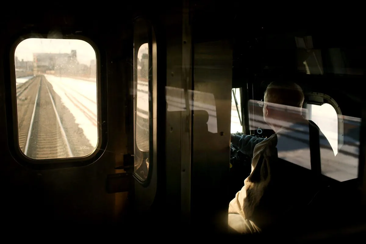 A conductor drives an Amtrak train on Feb. 8, 2011, outside of Newark, New Jersey. Amtrak, a government-owned corporation, has joined up with New Jersey's two U.S. senators to propose a new rail link to New York City under the Hudson River. The 'Gateway Project' would include two tunnels under the Hudson River and increase the train traffic under the river from 62 trains per day to 92. This plan is looked at as an alternative after N.J. Governor Chris Christie killed another rail link plan in 2010 after he deemed it too costly to New Jersey residents. (Spencer Platt/Getty Images)