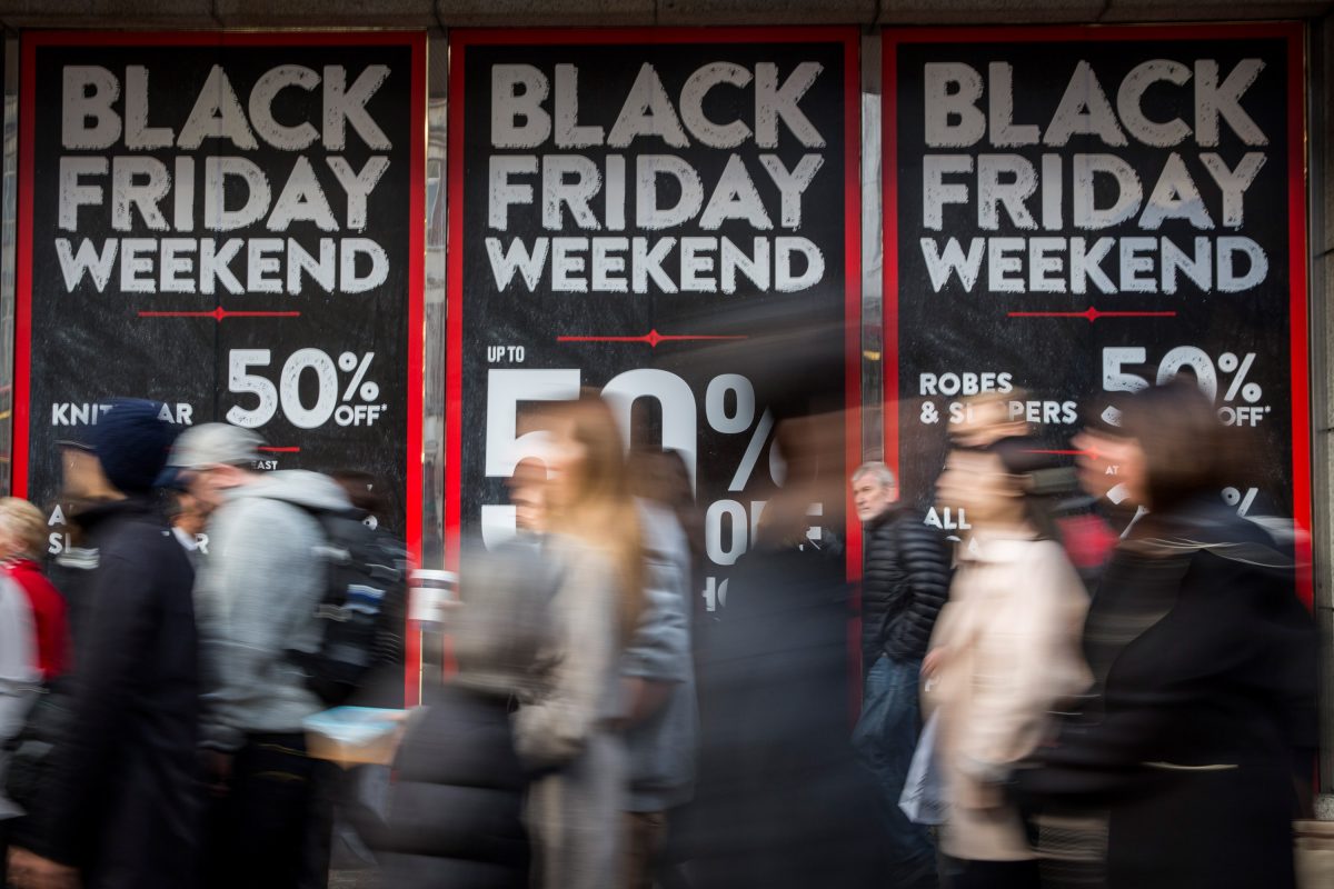 Here's a list of stores' hours for Black Friday and Thanksgiving day, including Walmart, Costco, Target, Macy's, Best Buy, and Toys R Us. (Rob Stothard/Getty Images)