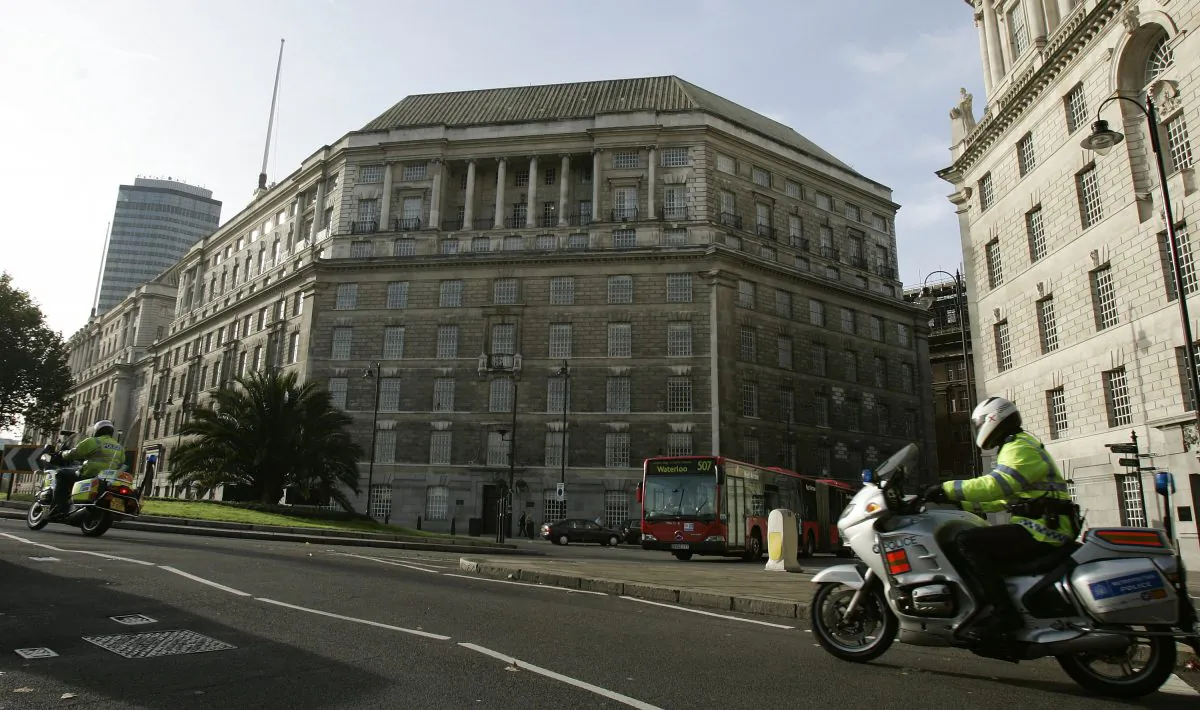 A general view of the headquarters of the UK's internal security service MI5 in London on Nov. 10, 2006. (Alastair Grant/AP photo)