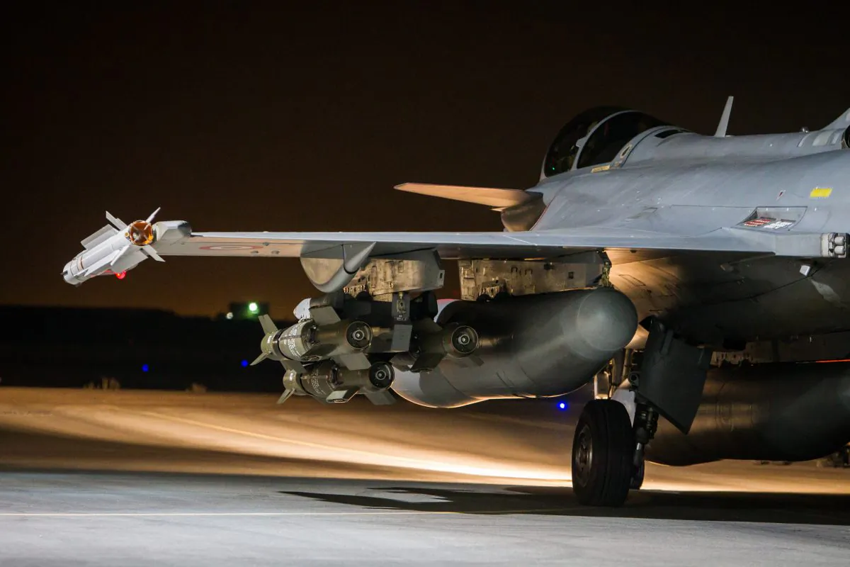 A French army Rafale jet on the tarmac of an undisclosed air base Nov. 17, 2015, as part of France's Operation Chammal launched in September 2015 in support of the U.S.-led coalition against ISIS. (Sebastien Dupont/ECPAD via AP)
