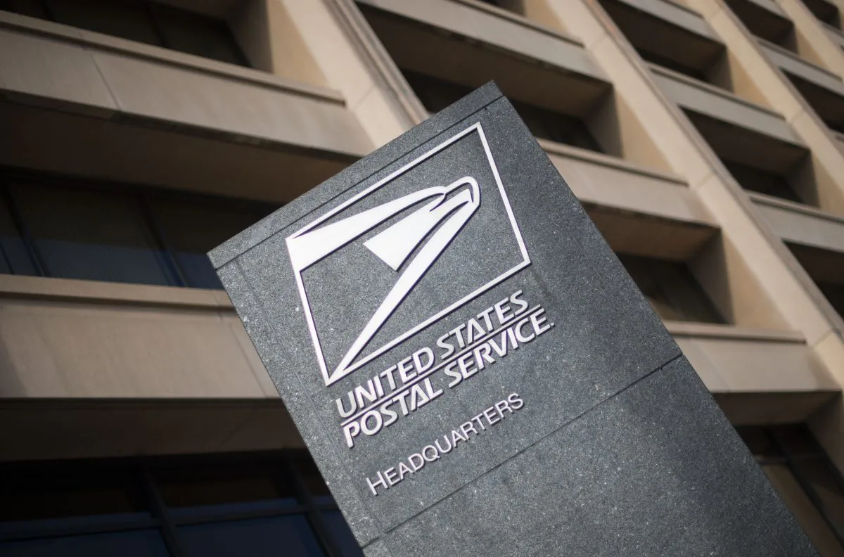 A general view of the United States Postal Service (USPS) headquarters building in Washington on Dec. 30, 2014. (Jim Watson/AFP/Getty Images)
