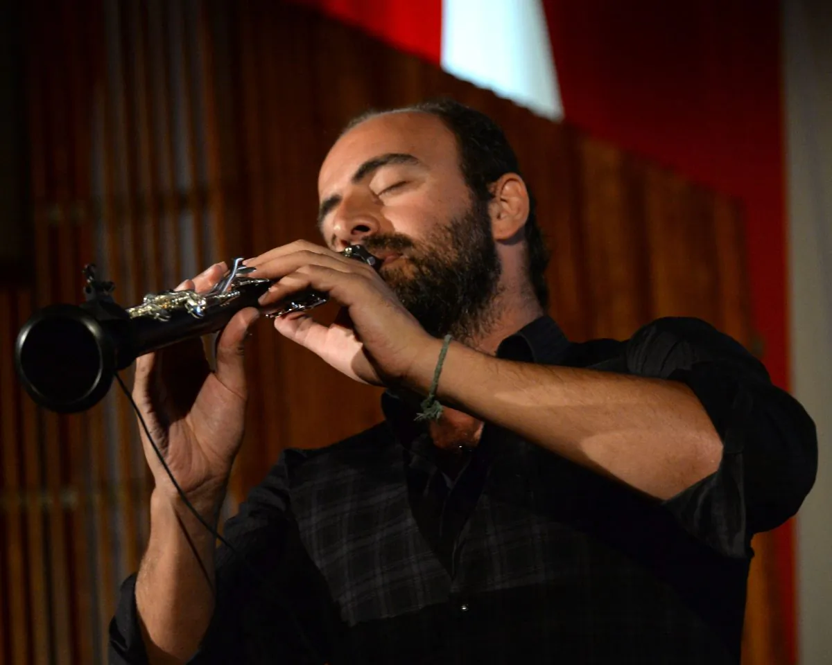 Musician Kinan Azmeh performs at the United Nations Celebrates World Humanitarian Day at the United Nations in New York City on Aug. 19, 2014. (Ben Gabbe/Getty Images for U.N.)