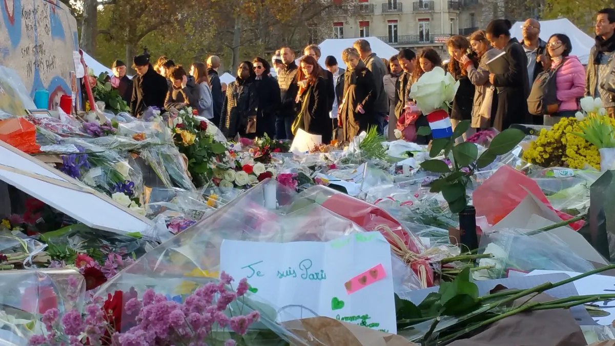 Place de la Republique, in Paris, on  Nov. 18, 2015. (David Vives/Epoch Times)