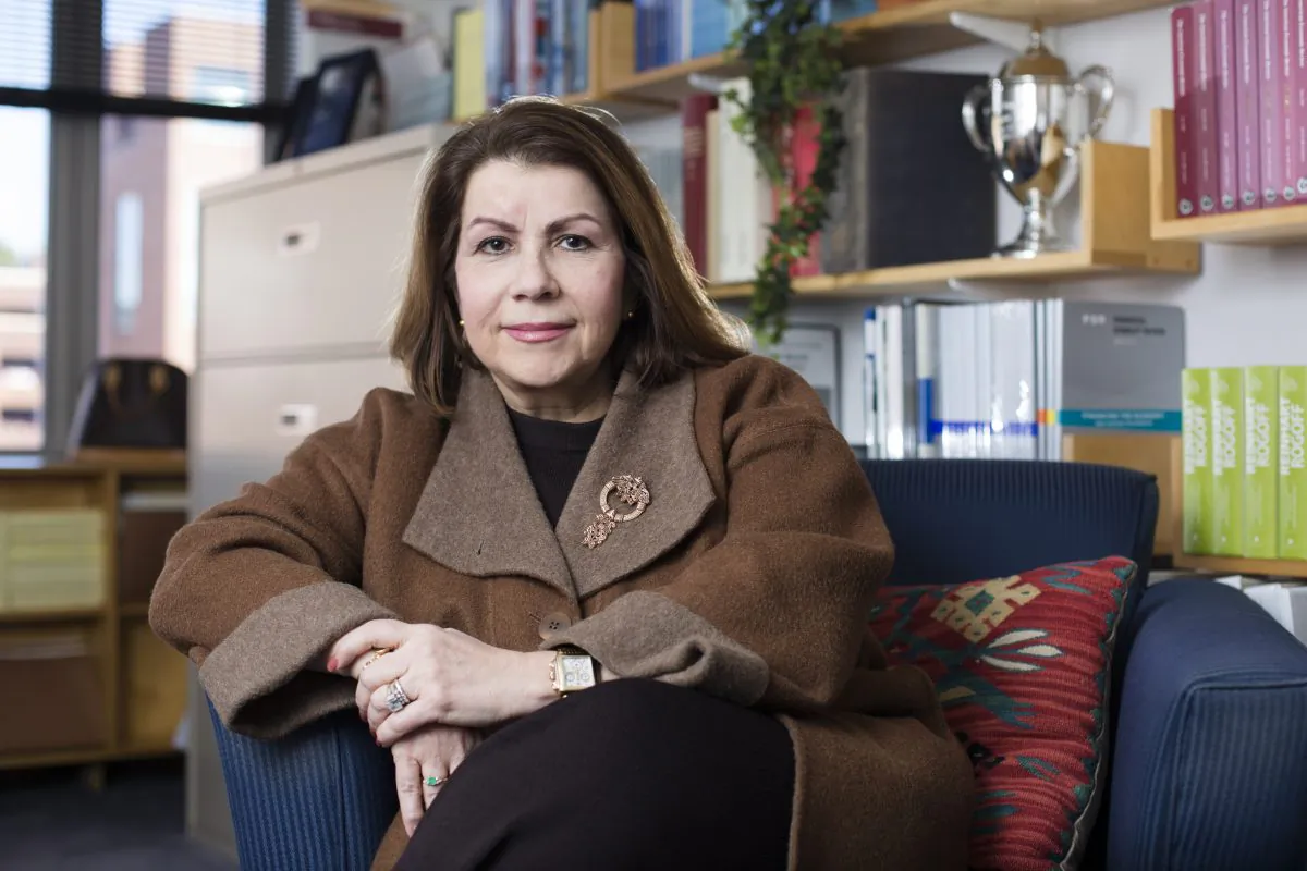 Carmen M. Reinhart, the Minos A. Zombanakis Professor of the international financial system at the Harvard Kennedy School and author of "This Time Is Different" in Cambridge, Massachusetts, on Oct. 19, 2015. (Samira Bouaou/Epoch Times)