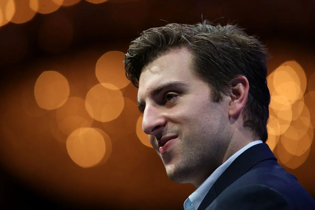 SAN FRANCISCO, CA - NOVEMBER 04:  Airbnb co-founder and CEO Brian Chesky speaks during the Fortune Global Forum on November 4, 2015 in San Francisco, California. Business leaders are attending the Fortune Global Forum that runs through November 4.  (Photo by Justin Sullivan/Getty Images)