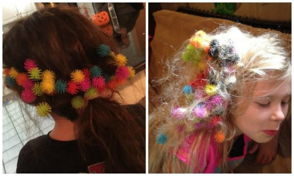 Arkansas mom warns parents about 'Bunchems' after daughter gets 50 tangled  in hair