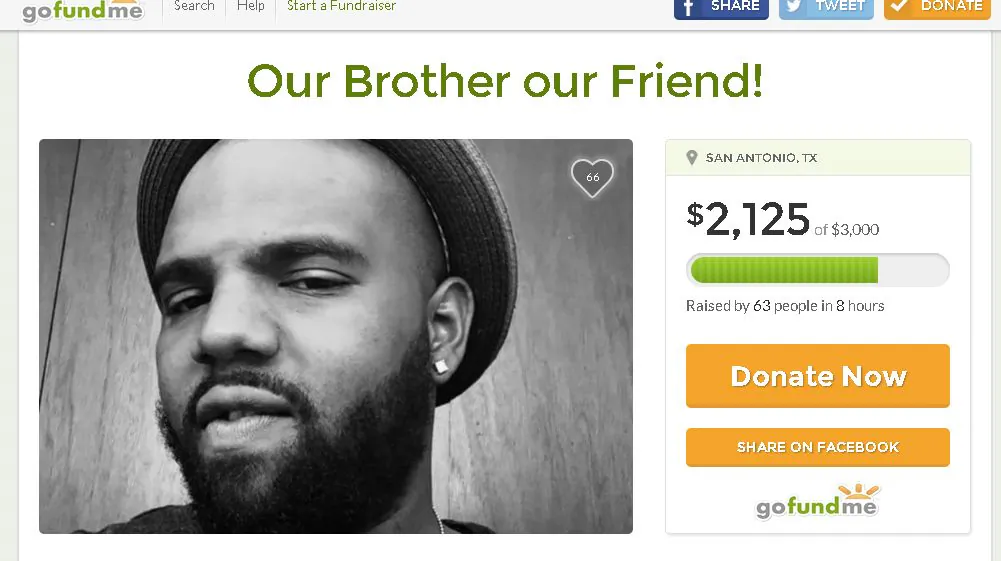 GoFundMe screenshot