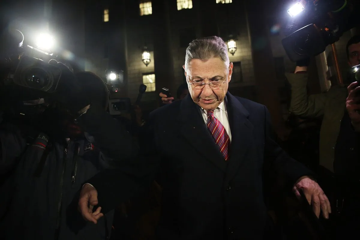 Former New York Assembly Speaker Sheldon Silver leaves a federal court in Lower Manhattan on Nov. 30. (Spencer Platt/Getty Images)