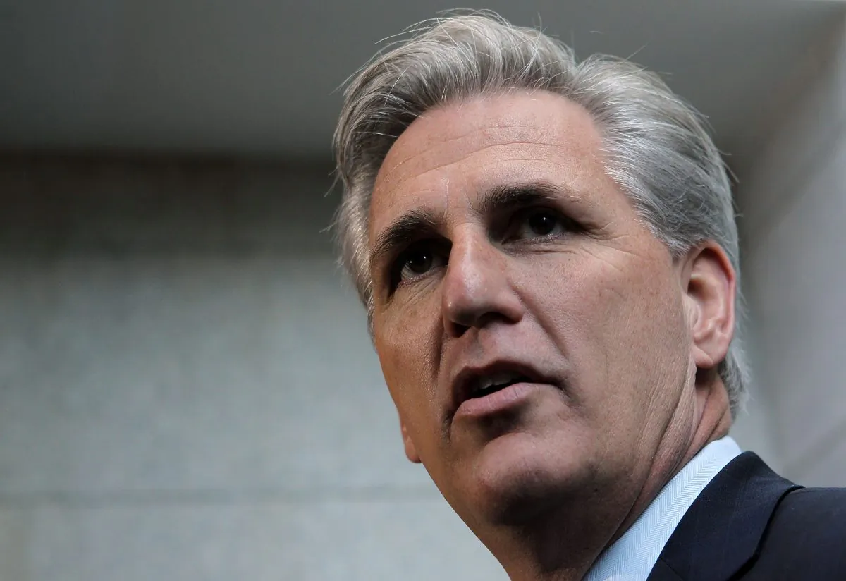 House Majority Leader Kevin McCarthy (R-CA) after a Republican Conference meeting on Capitol Hill in Washington, D.C., on Dec. 13, 2011. (Alex Wong/Getty Images)
