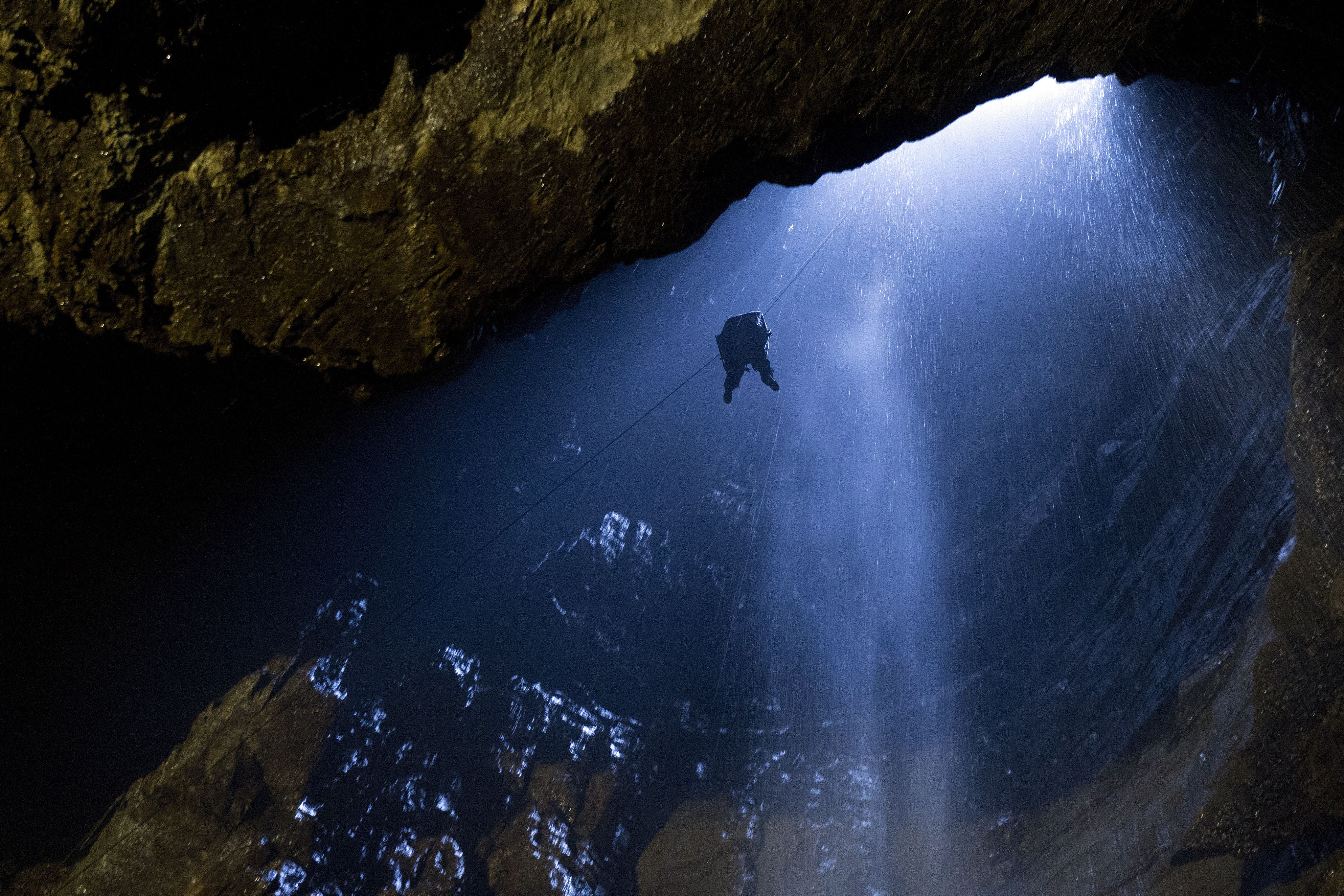 Пещера ласточек, Аквисмон, Мексика