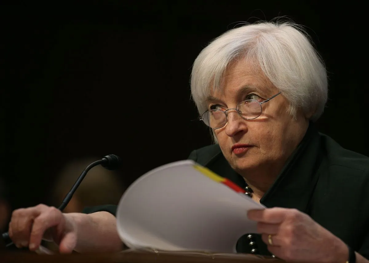 Federal Reserve Chairman Janet Yellen testifies before a Joint Economic Committee hearing on Capitol Hill in Washington, D.C., on Dec. 3, 2015. (Mark Wilson/Getty Images)