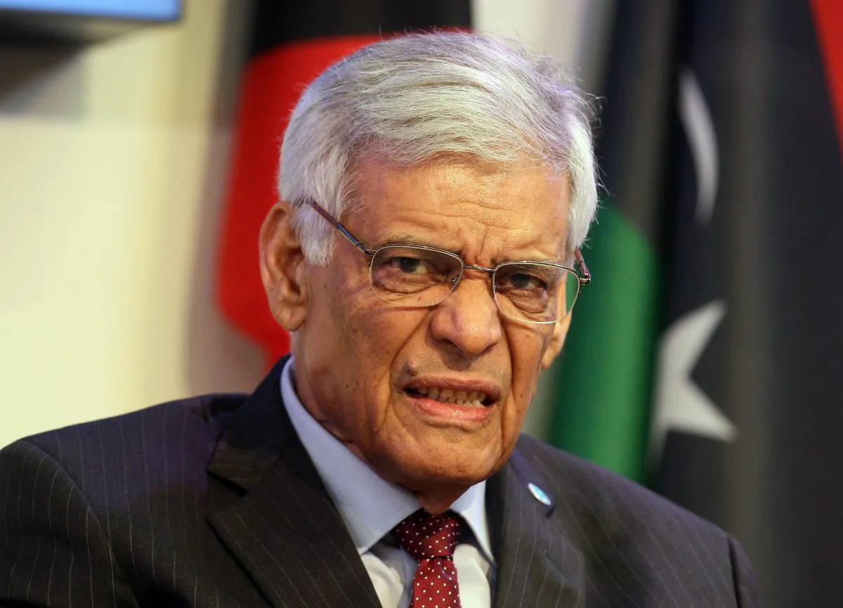 OPEC's Secretary General Abdalla Salem El-Badri of Libya attend a news conference after a meeting of the Organization of the Petroleum Exporting Countries (OPEC) at their headquarters in Vienna, Austria, Friday, Dec. 4, 2015. (AP Photo/Ronald Zak)