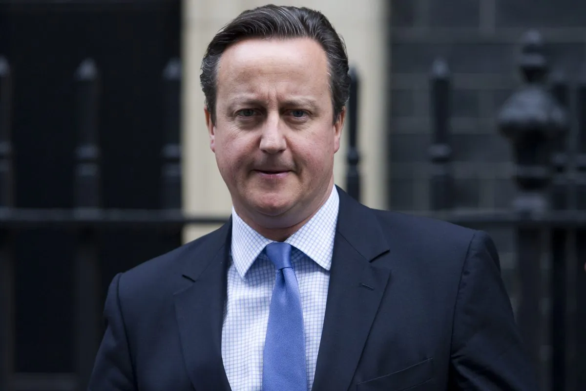 In this file photo, then British Prime Minister David Cameron leaves 10 Downing Street in central London on Dec. 2, 2015. (Justin Tallis/AFP/Getty Images)