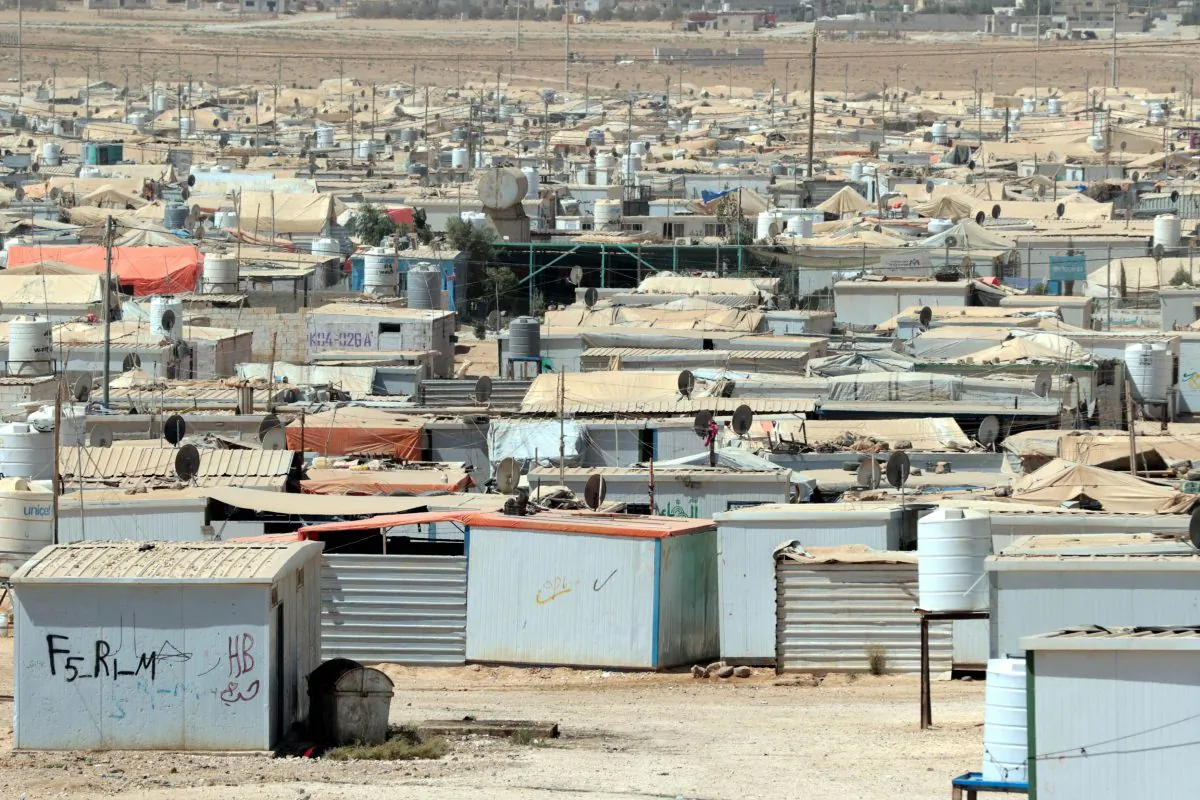 A general view shows the U.N.-run Zaatari camp for Syrian refugees, northeast of the Jordanian capital Amman, on Sept. 19, 2015. (Khalil Mazraawi/AFP/Getty Images)