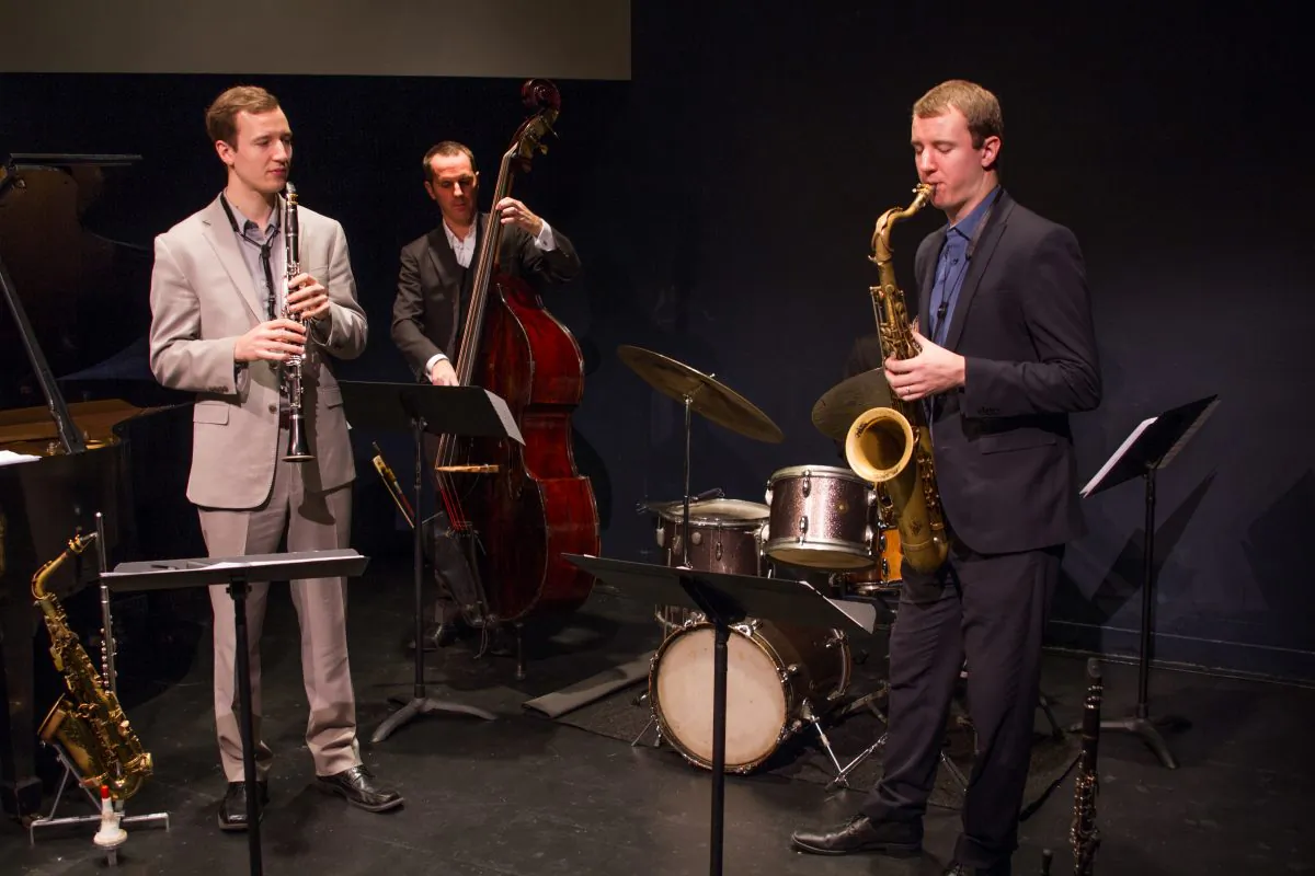 (L–R)  Will Anderson, Clovis Nicolas, and Pete Anderson.