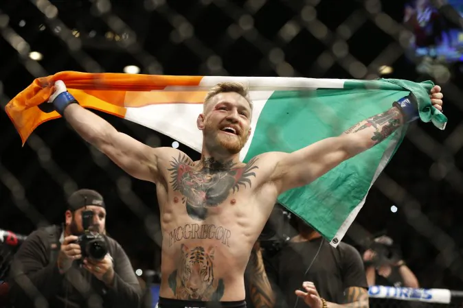 Conor McGregor needed just seven fights to become an undisputed UFC World Champion. (AP Photo/John Locher)