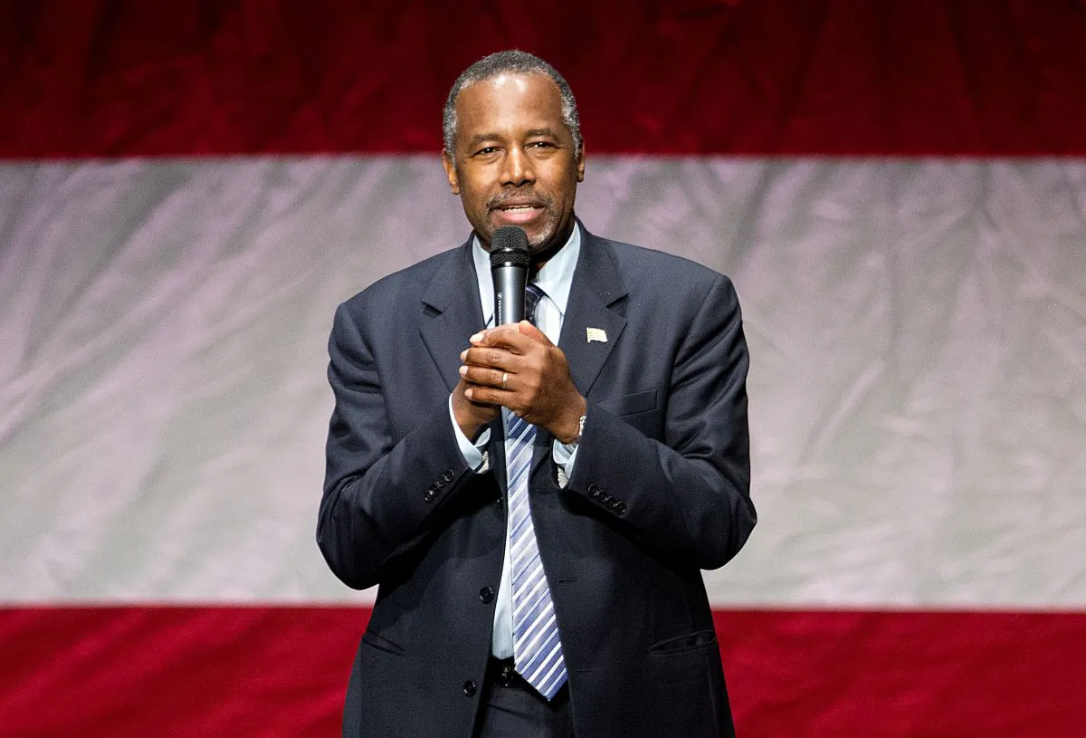 Dr. Ben Carson speaks during a campaign event in Atlanta on Dec. 8, 2015. (AP Photo/David Goldman)