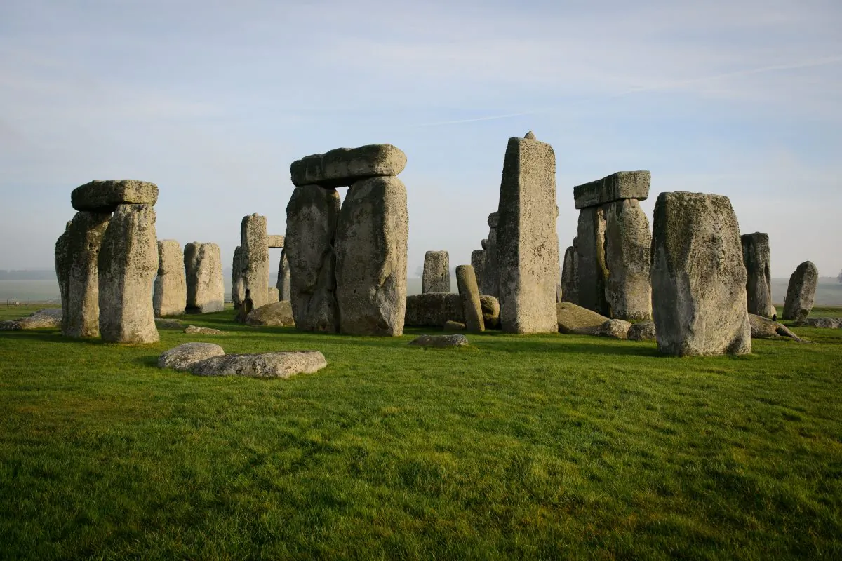 A general view shows the prehistoric monument of Stonehenge, a world heritage site, near Amesbury in south west England on December 11, 2013. (LEON NEAL/AFP/Getty Images)