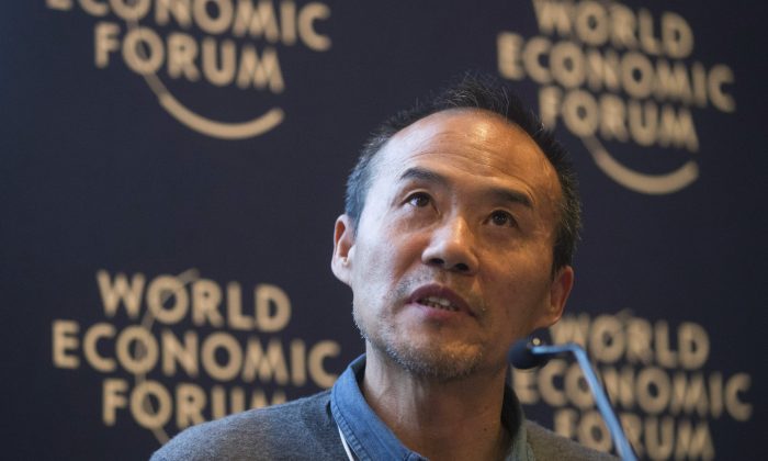 China Vanke Chairman Wang Shi speaks at the 2013 World Economic Forum, in Davos. Wang is has been in the midst of a drawn-out fight with Vanke's largest shareholder over control of the company. (AP Photo/Michel Euler)