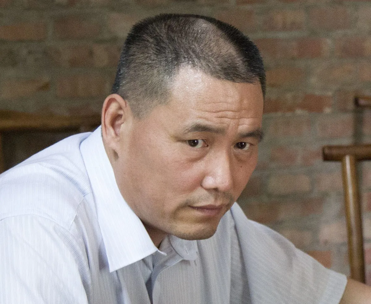 Human rights lawyer Pu Zhiqiang in Beijing on June 20, 2012. (AP Photo/Andy Wong)