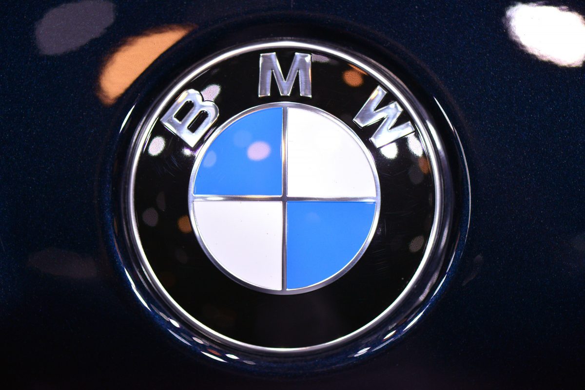 The BMW logo will be seen at the 83rd Geneva Motor Show on March 5, 2013 in Geneva, Switzerland.  (Harold Cunningham / Getty Images)