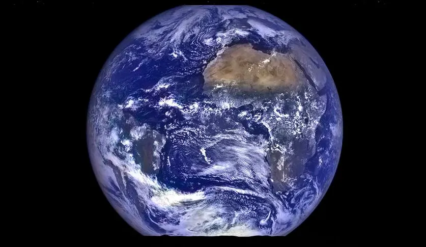 Modern day Earth from space. (NASA/Goddard/Arizona State University)