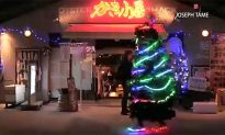 VIDEO Shows Man Dressed as ‘Running Christmas Tree’ on Streets of Tokyo