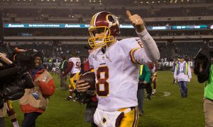 Watch: Kirk Cousins Makes Incredibly Bizarre Play and Meanwhile, Redskins Make Playoffs