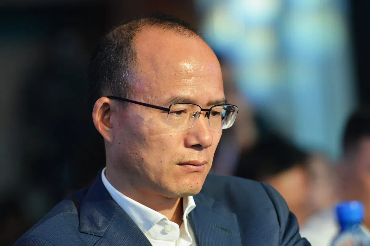 Guo Guangchang, the chairman of Fosun,   attending a conference in Hangzhou, in eastern China's Zhejiang province, in December 11, 2015. (Getty Images)