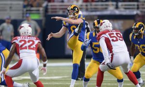Funny Moment: Rams Punter Johnny Hekker Takes Cheap Shot, Then Runs Away