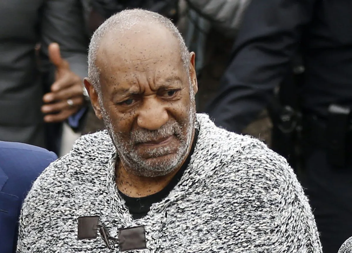 Bill Cosby arrives at court to face a felony charge of aggravated indecent assault in Elkins Park, Pa., on Dec. 30, 2015. (AP Photo/Matt Rourke)