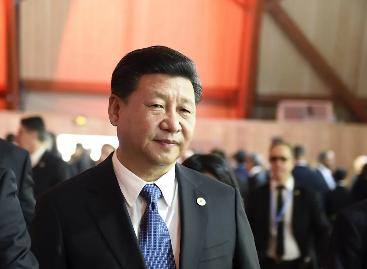 Xi Jinping, leader of the Chinese Communist Party, arrives for the plenary session at the COP 21 United Nations conference on climate change in Paris on Nov. 30, 2015. (Eric Feferberg/AFP/Getty Images)