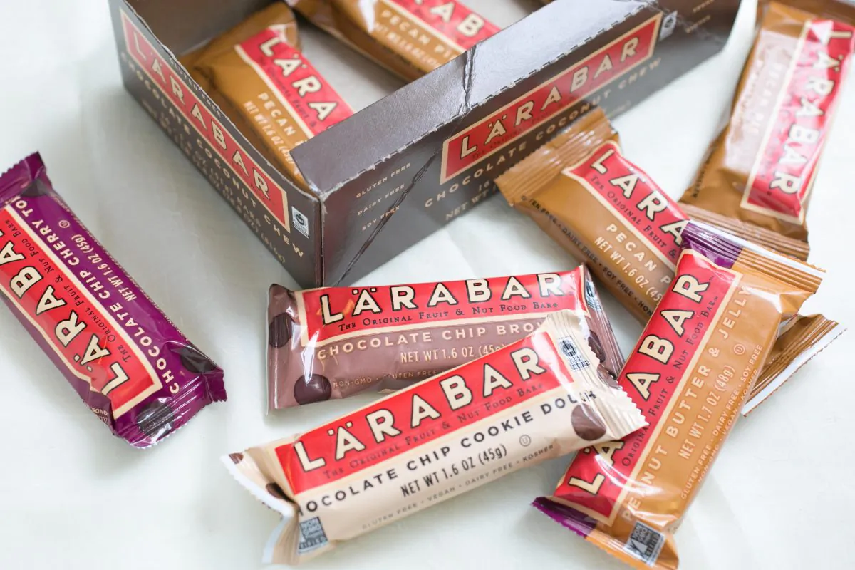 General Mills' Larabars which comes in 21 flavors and uses nine ingredients or less in their bars. (Benjamin Chasteen/Epoch Times)