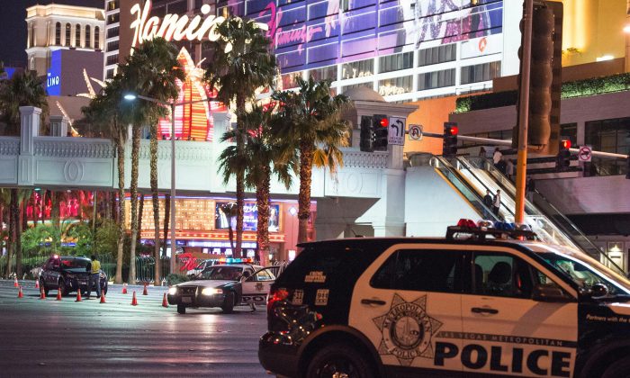 Police car in Las Vegas on Dec. 20, 2015. (Valerie Macon/AFP/Getty Images)