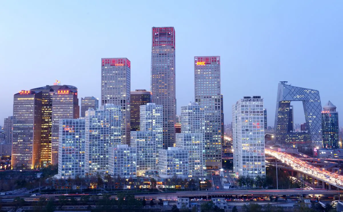 The central business district in Beijing, China on Nov. 27, 2013. (Wang Zhao/AFP/Getty Images)