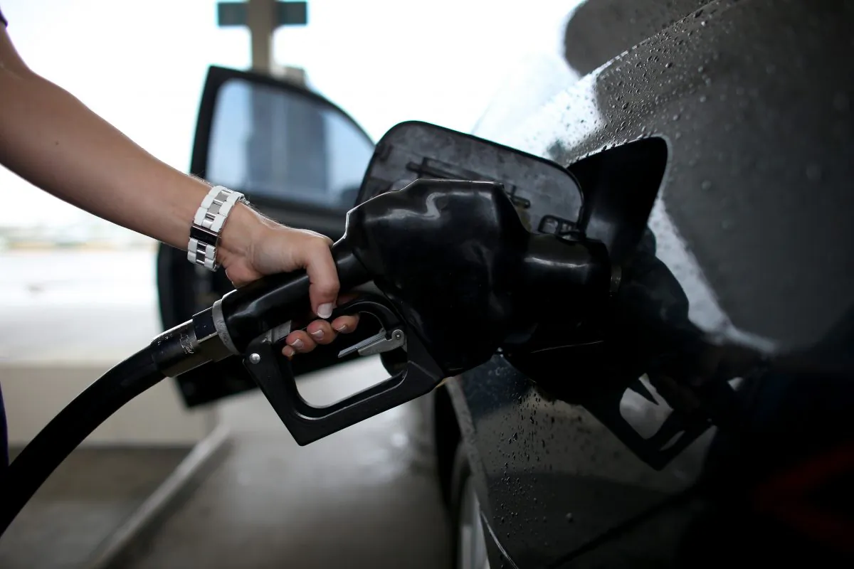 A customer pumps gas containing ethanol at Victory Gas Station in Pembroke Pines, Fla., on Nov. 15, 2013. (Joe Raedle/Getty Images)